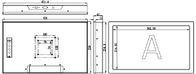 IP65 17.3 Inch Industrial Touch Screen Monitor / Industrial Touch Screen Display