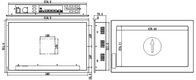 P2106TW2 1920x1080 Industrial Touch Panel PC 21.5 Inch 1 PCI Or PCIE Extension