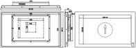 Widescreen Industrial Touch Panel PC 24.6 Inch 4G DDR3 Embedded Panel Computer