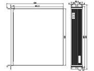 2U IPC 19&quot; Industrial Rackmount PC 7 Or 4 Expansion Slots 1T Mechanical Hard Disk