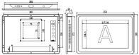 10.1&quot; Industrial Computer Monitors LCD Capacitive Touch Screen Monitor 16:9