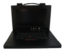 Dual Motherboard Industrial Rugged Notebook Portable Computer 15.6 Inch