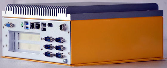 2U Embedded Industrial Fanless Computer Touch Panel PC Intel I5-6360U I3 / I7