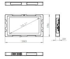 Handheld 10.1&quot; Android Industrial Panel PC RK3288 Processor 2G Memory 8G Storage