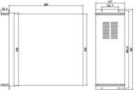 Intel QM77 Chipset Industrial All In One PC Touchscreen Panel / VESA / Wall Mount