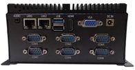 No Fan Industrial Embedded Computer Box PC 4G DDR4 Memory 3855U / J1900 CPU