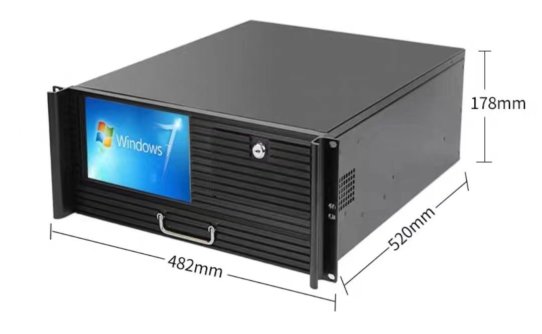 Personal Industrial Rackmount PC Intel Core I7 / i5 / i3 20kg Weight MSATA Storage